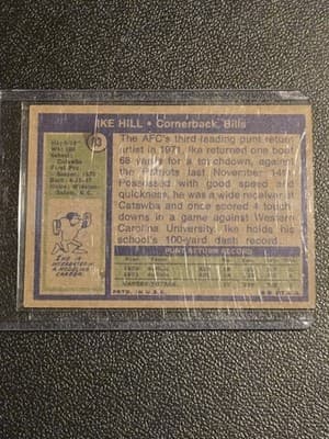 1972 Topps #83 Ike Hill - Thumbnail 2