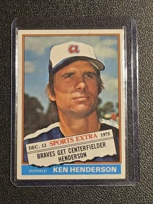 1976 Topps #464T Ken Henderson Traded - Image 1