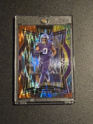 2024 Panini Select #62 Ivan Pace Jr. Tie-Dye Prizm #/25 - Image 1