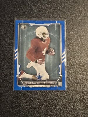 2015 Bowman #56 Deontay Greenberry Rookies Blue #/499 - Image 1
