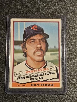 1976 Topps #554T Ray Fosse Traded - Image 1