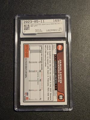 2008 Topps #89 Jamal Lewis Gold CSG 8.5 #/2008 - Thumbnail 2