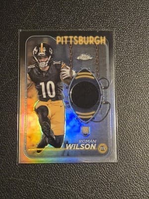 2024 Topps Chrome #CRR-RW Roman Wilson Topps Chrome Rookie Relics - Image 1
