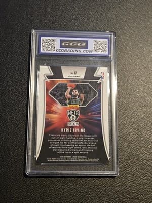 2019-20 Panini Prizm #17 Kyrie Irving Far Out! Fast Break CCG 10 - Thumbnail 2