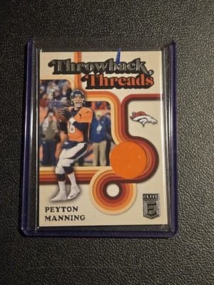 2024 Donruss Elite #THT-PMA Peyton Manning Throwback Threads Singles #/500 - Image 1