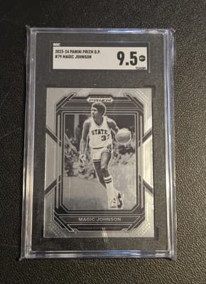 2023 Panini Prizm Draft Picks #79 Magic Johnson SGC 9.5 - Image 1