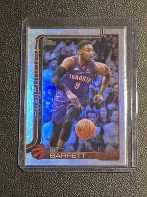 2025-26 Topps #33 RJ Barrett Holo Foil - Image 1