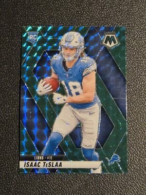 2025 Panini Mosaic #319 Isaac TeSlaa Mosaic Green - Image 1