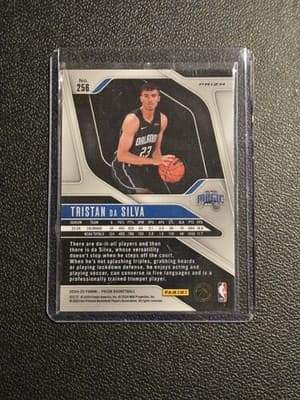 2024-25 Panini Prizm #256 Tristan da Silva Prizms Red Ice - Thumbnail 2