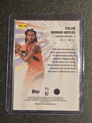 2025-26 Topps #PP-19 Collin Murray-Boyles Power Players Holo Foil - Thumbnail 2