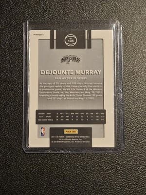 2017-18 Donruss Optic #135 Dejounte Murray Holo - Thumbnail 2