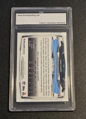 2014 Topps Chrome #24 Greg Hardy Xfractors FGS 10 - Thumbnail 2