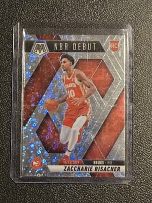 2024-25 Panini Mosaic #269 Zaccharie Risacher Fast Break Silver Mosaic - Image 1