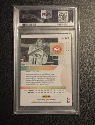 2018-19 Panini Status #142 Trae Young RC PSA 10 - Thumbnail 2