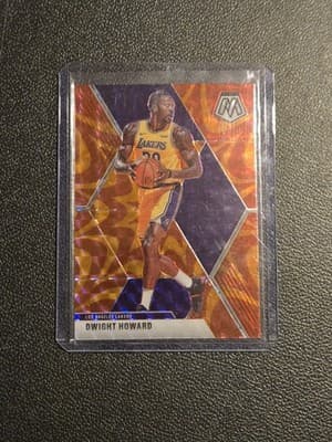 2019-20 Panini Mosaic #58 Dwight Howard Reactive Orange - Image 1