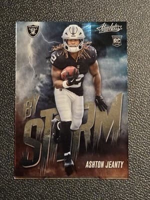 2025 Panini Absolute #1 Ashton Jeanty By Storm - Image 1