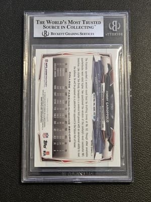 2014 Topps Chrome #150 Jimmy Garoppolo Rookie BGS 9 - Thumbnail 2