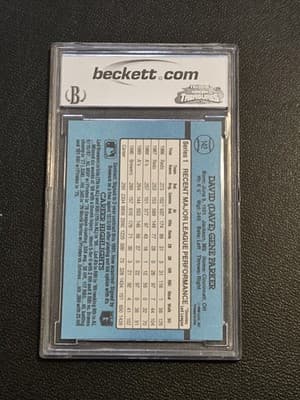 1991 Donruss #142 Dave Parker BCCG 10 - Thumbnail 2