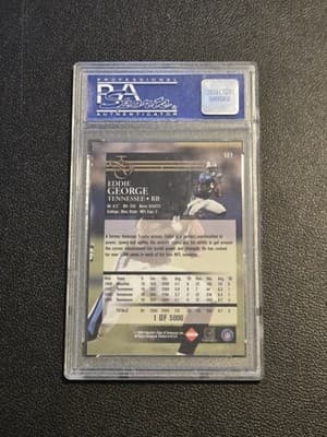 2000 Collector's Edge EG #141 Eddie George Uncirculated 1/5000 PSA 10 - Thumbnail 2