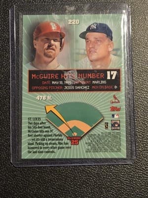 1999 Topps #220q Mark McGwire : HR 17 - Thumbnail 2