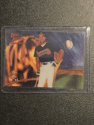 1995 Sportflix UC3 #67 Dave Justice - Image 1