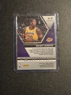 2019-20 Panini Mosaic #58 Dwight Howard Reactive Orange - Thumbnail 2