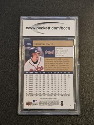 2009 Upper Deck #528 Chipper Jones BCCG 10 - Thumbnail 2