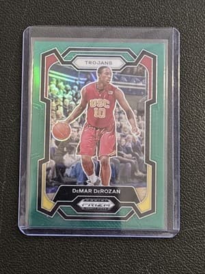 2024 Panini Prizm Draft Picks #64 DeMar DeRozan Prizms Green - Image 1