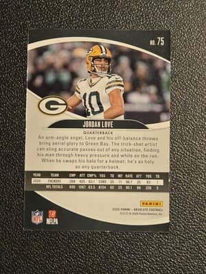2025 Panini Absolute #75 Jordan Love Retail - Thumbnail 2
