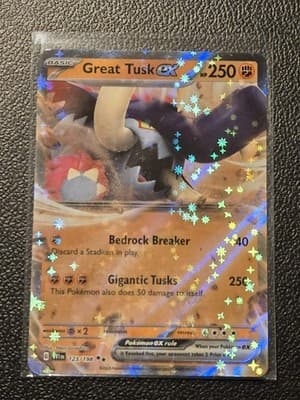 SV01: Scarlet & Violet Base Set #123/198 Great Tusk ex - Image 1