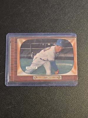 1955 Bowman #90 Art Ditmar - Image 1