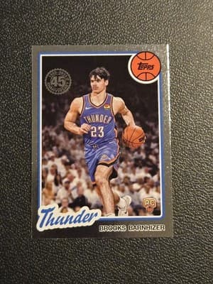 2025-26 Topps #80BK-87 Brooks Barnhizer 1980-81 Topps Basketball - Image 1