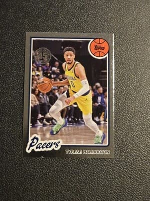 2025-26 Topps #80BK-94 Tyrese Haliburton 1980-81 Topps Basketball - Image 1