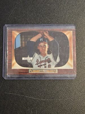 1955 Bowman #71 Dave Jolly - Image 1