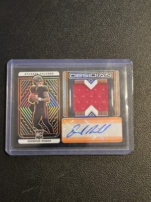 2022 Panini Obsidian #224 Desmond Ridder Electric Etch Orange #/99 - Image 1