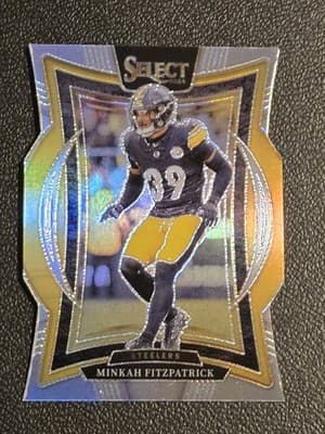 2024 Panini Select #84 Minkah Fitzpatrick Silver Prizm Die Cut - Image 1
