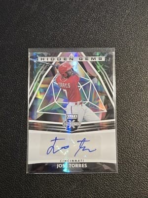 2022 Panini Elite Extra Edition #HG-JT Jose Torres Hidden Gems Signatures Black - Image 1