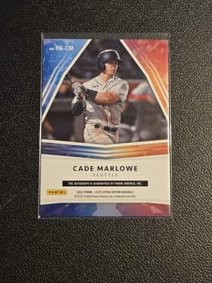2022 Panini Elite Extra Edition #HG-CM Cade Marlowe Hidden Gems Signatures Black - Thumbnail 2