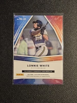 2022 Panini Elite Extra Edition #HG-LW Lonnie White Hidden Gems Signatures Black - Thumbnail 2