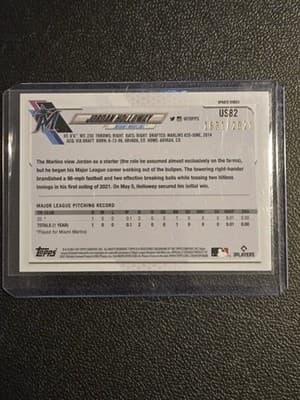 2021 Topps Update #US82 Jordan Holloway Gold #/2021 - Thumbnail 2