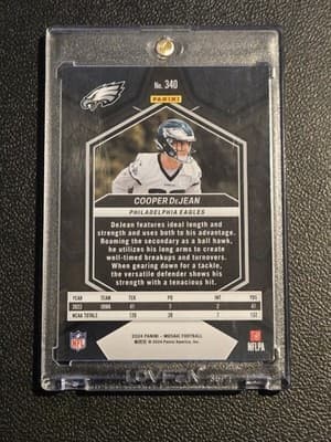 2024 Panini Mosaic #340 Cooper DeJean - Thumbnail 2