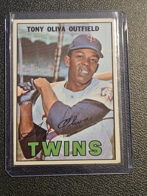 1967 Topps #50 Tony Oliva - Image 1
