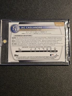 2025 Bowman #BP-103 Jac Caglianone Prospects - Thumbnail 2