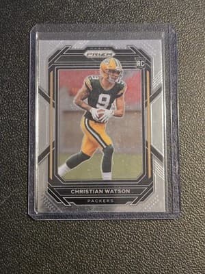 2022 Panini Prizm #314 Christian Watson Silver - Image 1