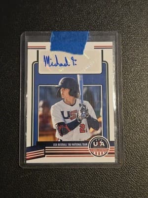 2023 Panini Stars & Stripes USA Michael Torres 18U National Team Signatures - Image 1