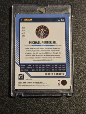 2024-25 Donruss Optic #13 Michael Porter Jr. Premium Box Set #/249 - Thumbnail 2