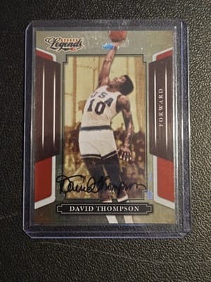 2008 Donruss Sports Legends #149 David Thompson Signatures Mirror Red #/767 - Image 1