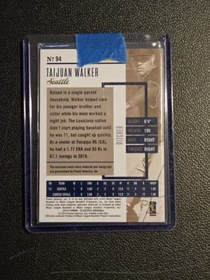 2014 Panini Classics Taijuan Walker Significant Signatures Jerseys Silver #/299 - Thumbnail 2