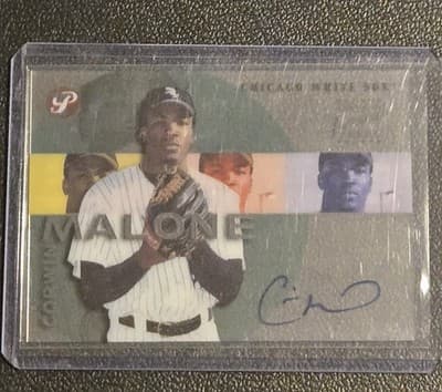 2002 Topps Pristine #PE-CM Corwin Malone Personal Endorsements - Image 1