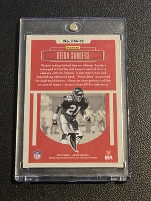 2023 Panini Legacy #FTA-12 Deion Sanders For the Ages - Thumbnail 2